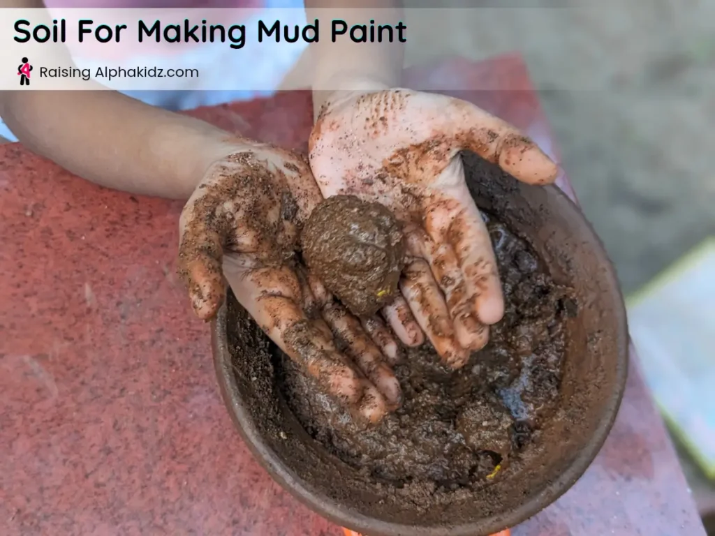 kid molding shapes to check right mud for mud painting