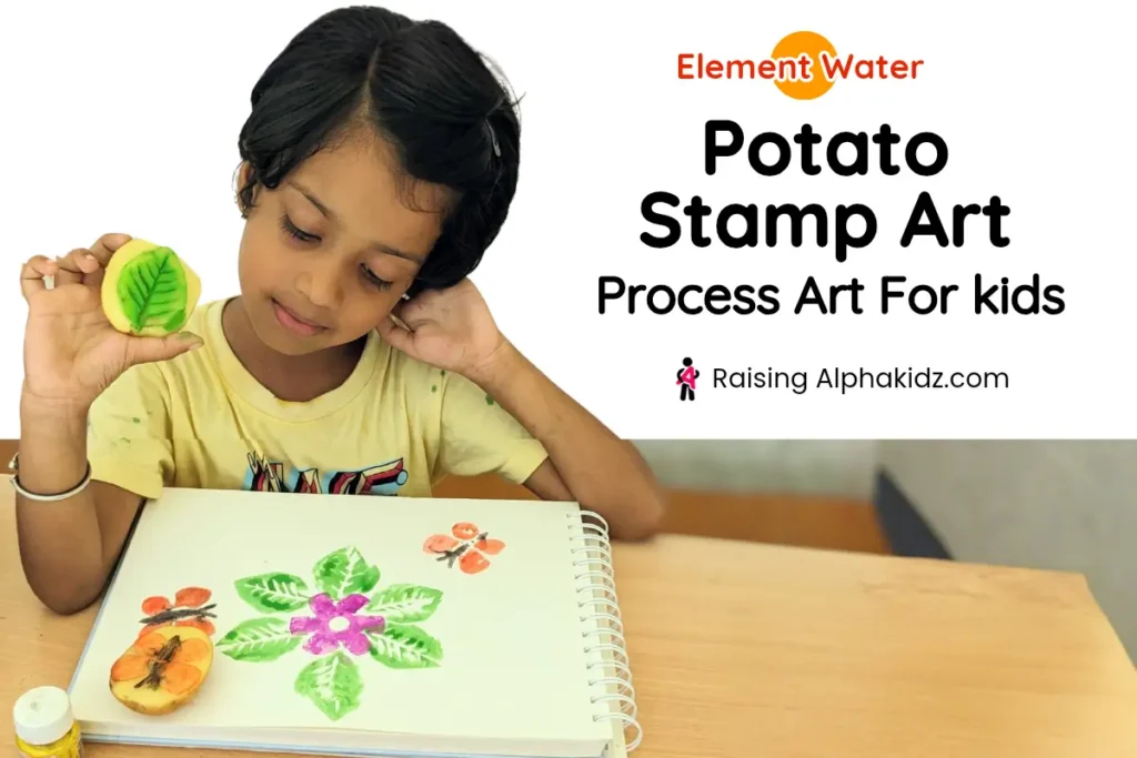 potato stamp art for kids
