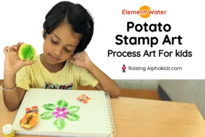 potato stamp art for kids